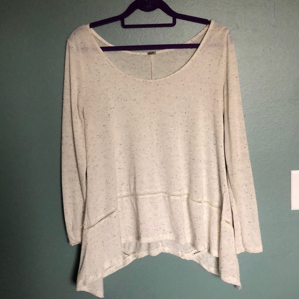 long sleeve flowy blouse